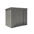 金属製の収納小屋 - ガーデニング用具の収納に適した - 耐久性のあるスチール - 200 x 100 x 180